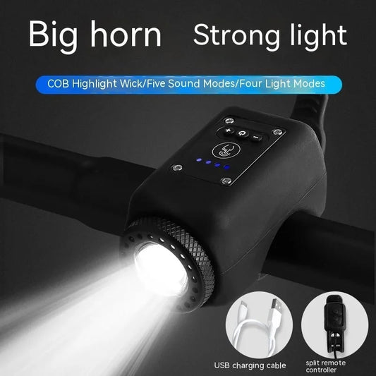 Nexora™ Bike Electronic Horn with Large Range Floodlight