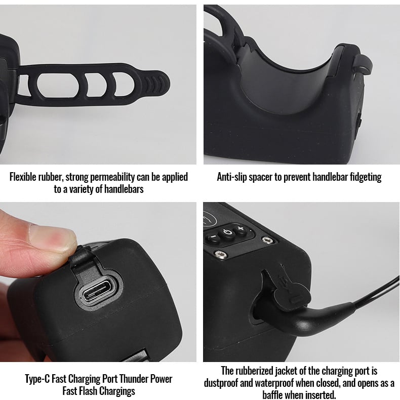 Nexora™ Bike Electronic Horn with Large Range Floodlight