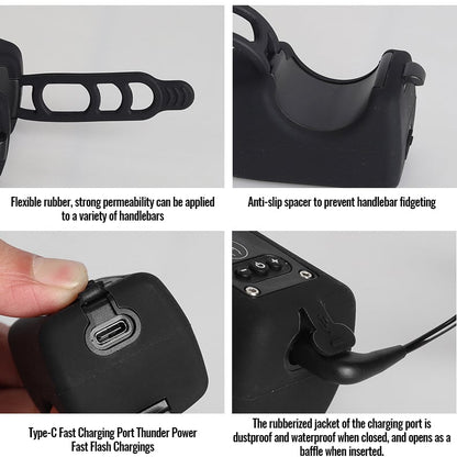Nexora™ Bike Electronic Horn with Large Range Floodlight