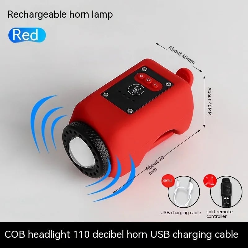 Nexora™ Bike Electronic Horn with Large Range Floodlight