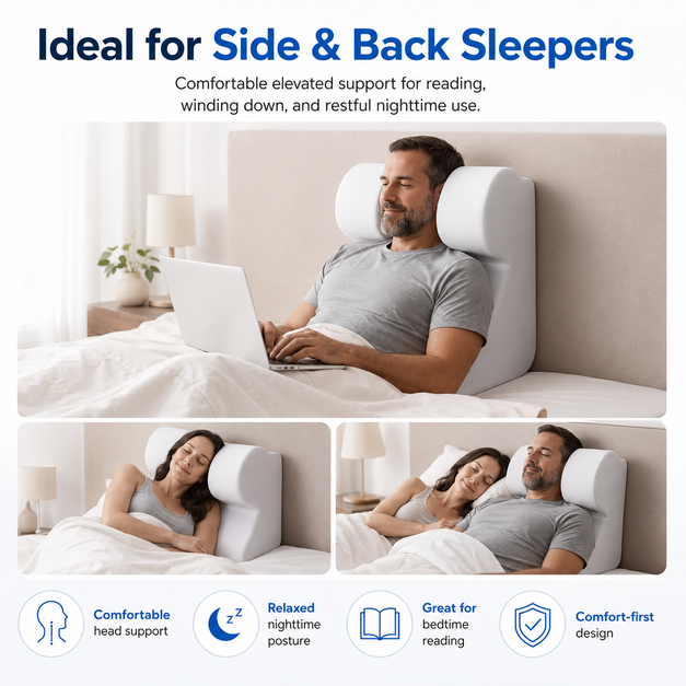 SnoreGuard™ Anti-Snore Sleep Support Pillow -Ergonomic Memory FoamPillow for Better Breathing & Deep Sleep